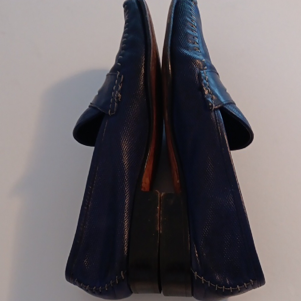 Cole Haan Navy Blue Loafers - Picture 5 of 8
